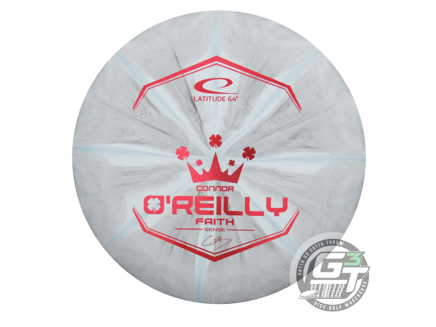 USED Latitude 64 [O'REILLY] Royal Sense Faith 173g Gray-Blue Putter Golf Disc