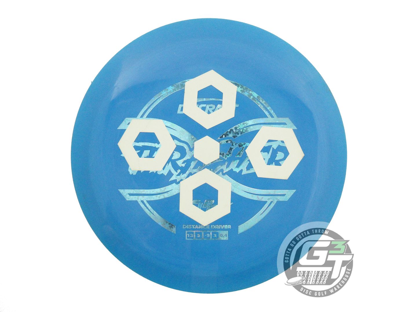 USED Discraft ESP FLX Thrasher 171g Blue Snowflake Foil Distance Driver Disc