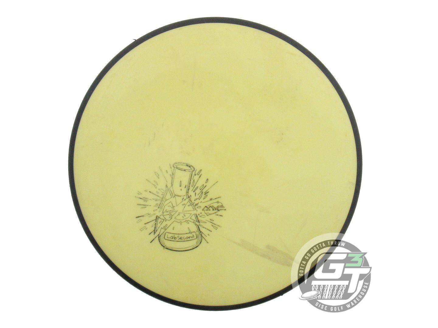 USED MVP Disc Sports X-OUT Fission Atom 175g Yellow Putter Golf Disc