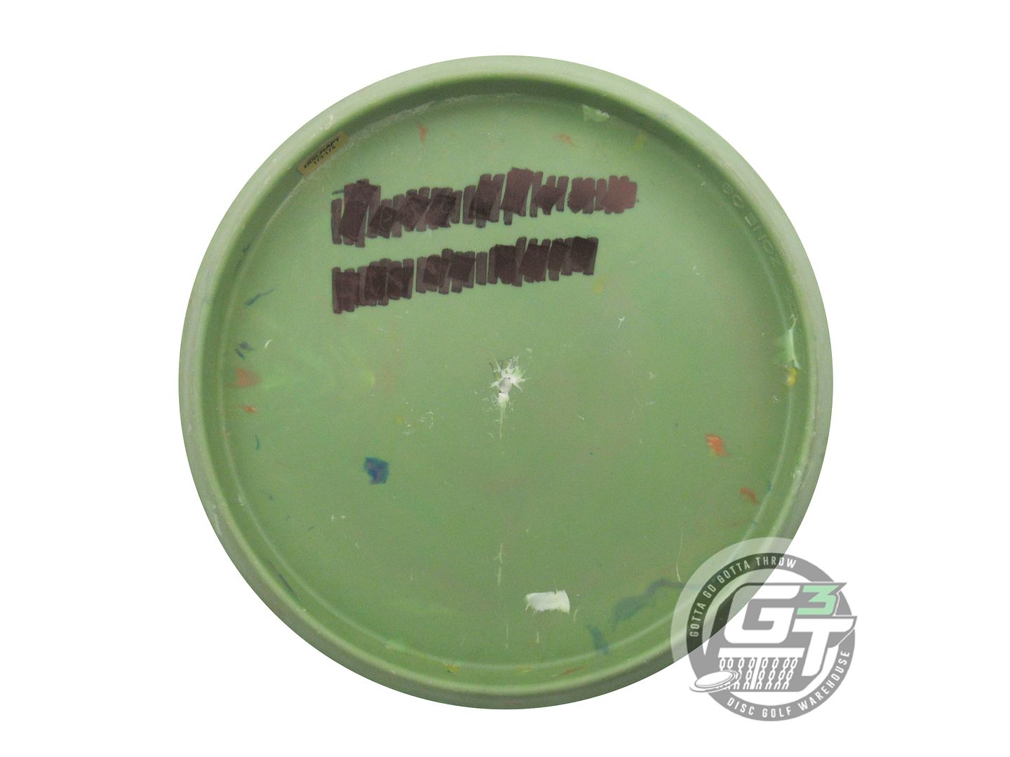 USED Discraft Jawbreaker Zone OS 173g Army Green Flag WARPED Putter Golf Disc