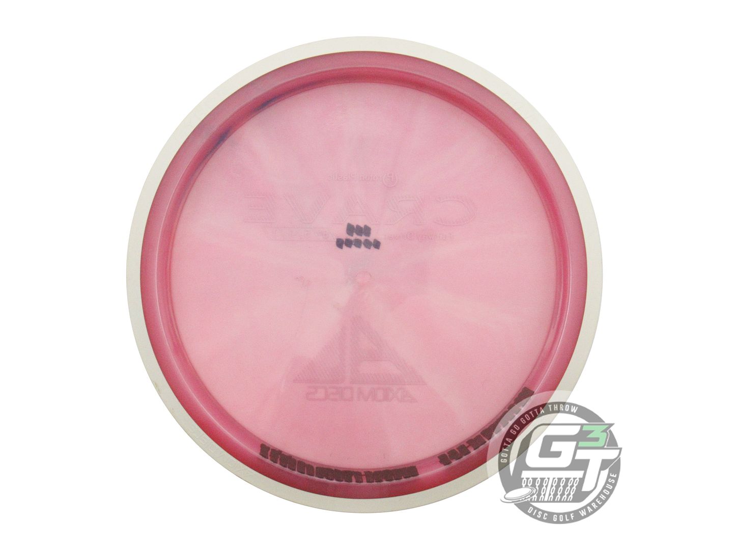 USED Axiom Discs Proton Crave 175g Pink White Rim Fairway Driver Golf Disc