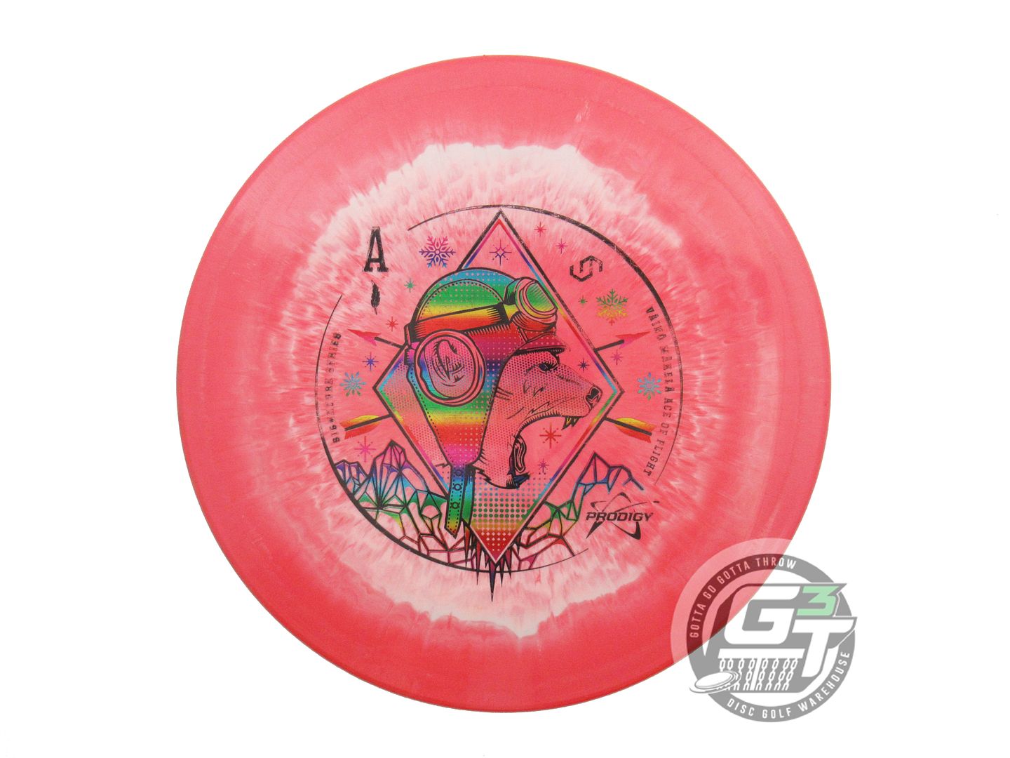 USED Prodigy Discs [MAKELA] 500 Spectrum A2 174g Red-Cream Midrange Golf Disc