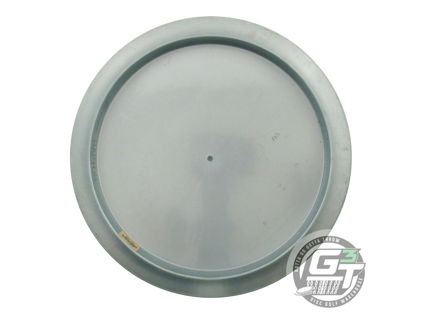 USED Discraft X-OUT Titanium Raptor 168g Gray Distance Driver Golf Disc