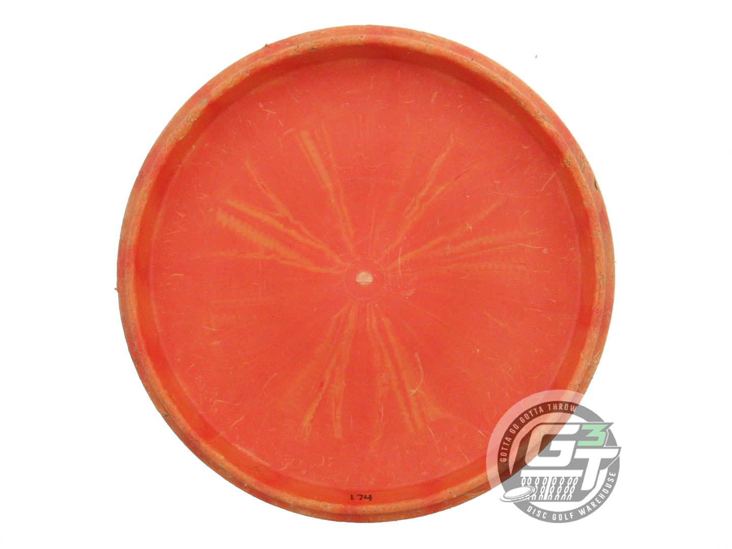 USED Dynamic Discs Prime Burst Judge 174g Orange Magenta Foil Putter Golf Disc