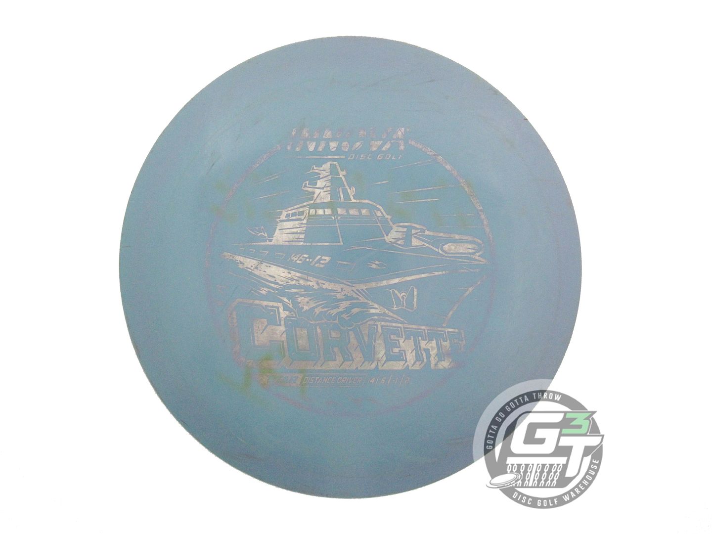 USED Innova Star Corvette 171g Purple Money Foil Distance Driver Golf Disc
