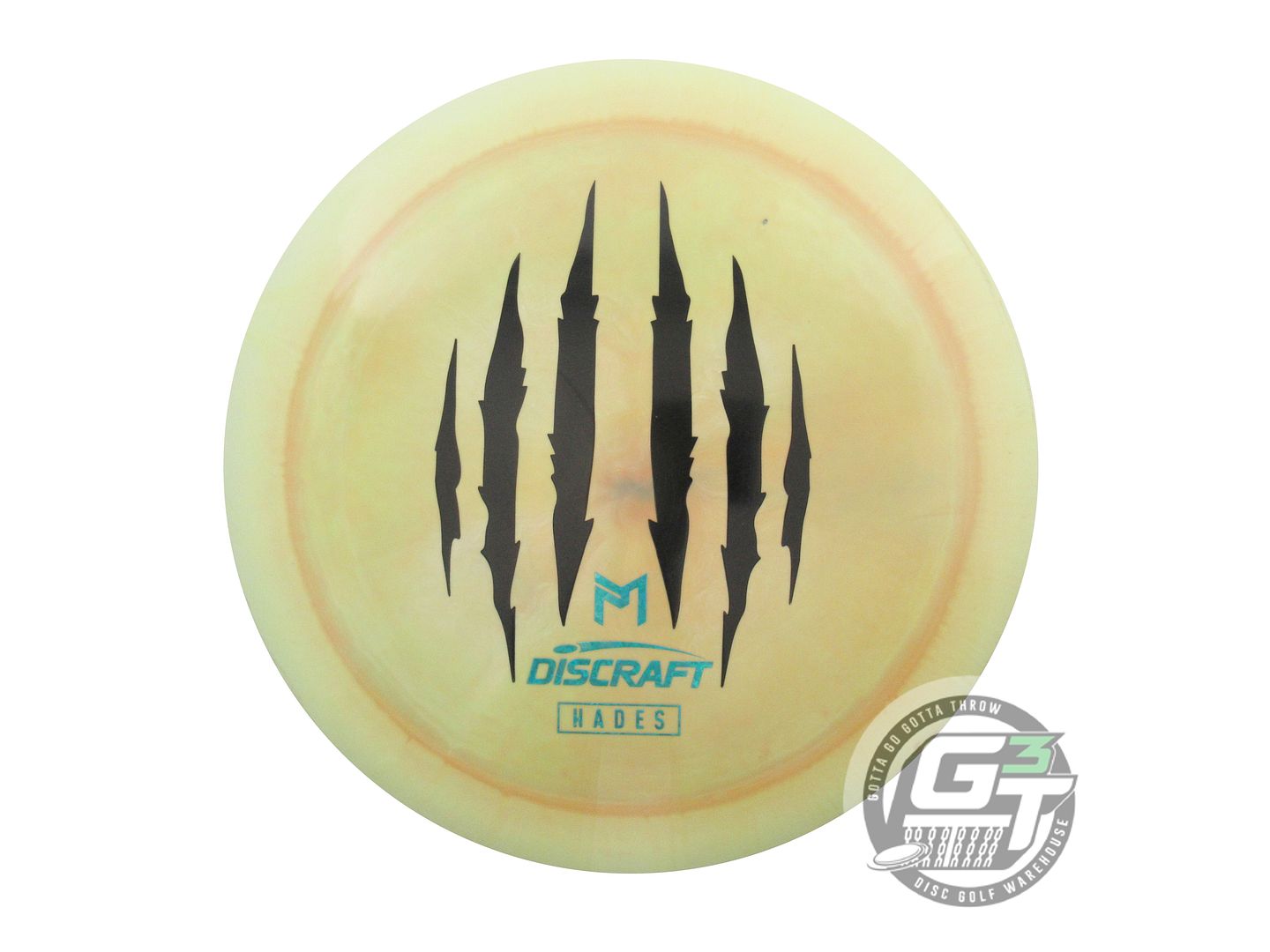USED Discraft [McBETH] 6X CLAW ESP Hades 174g Lime-Orange Black Stmp Driver Disc