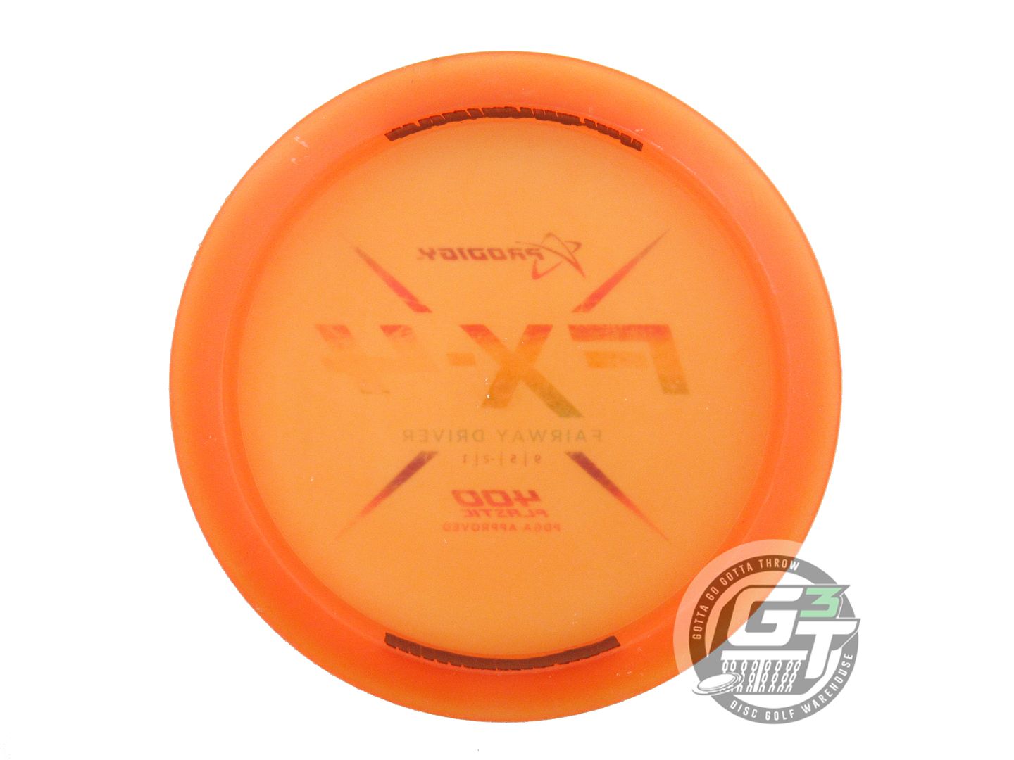 USED Prodigy Discs 400 FX4 175g Orange Rainbow Foil Fairway Driver Golf Disc