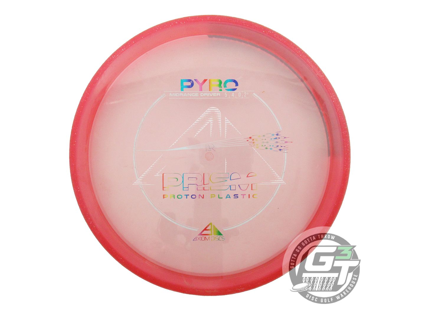 USED Axiom Discs Prism Proton Pyro 175g Pink Pink Rim Midrange Golf Disc