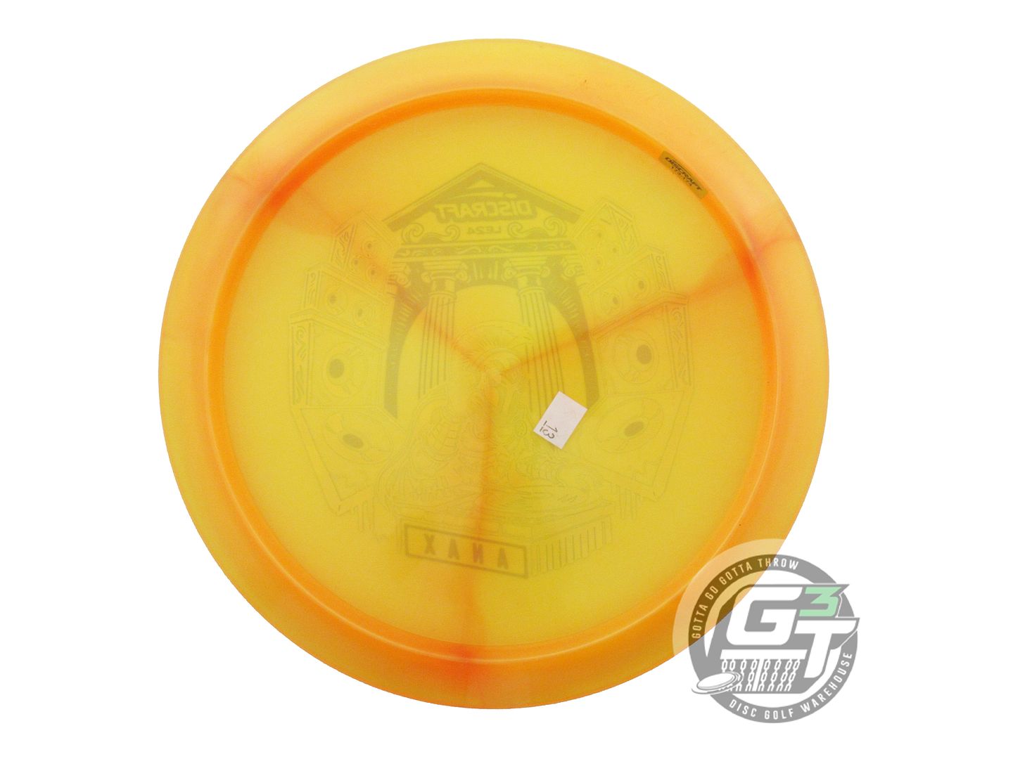 NOS Discraft [LEDGESTONE] Swirly Z Anax 175g Yellow-Orange Driver Golf Disc