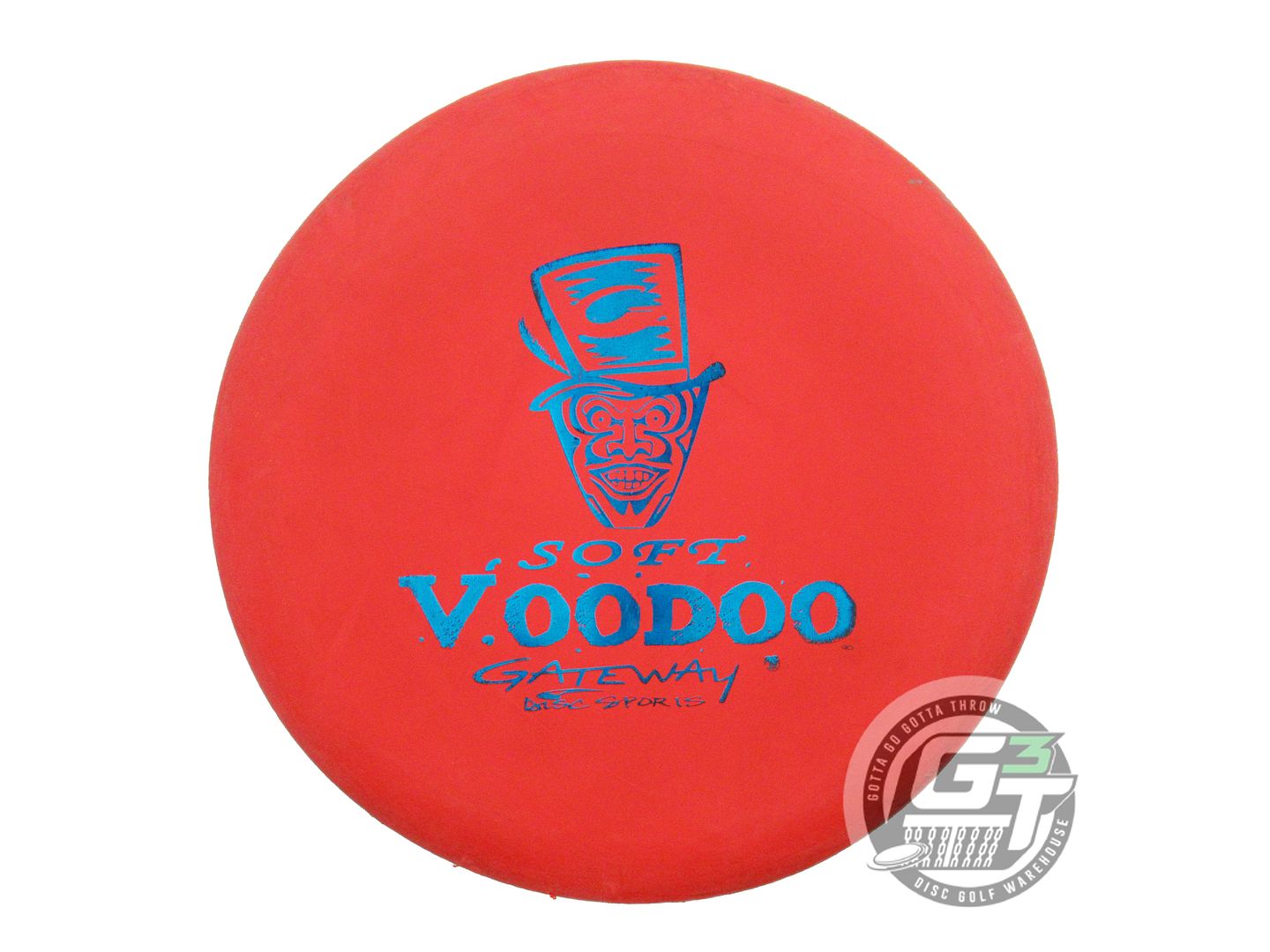 USED Gateway SureGrip Soft Voodoo 174g Red Blue Foil Putter Golf Disc