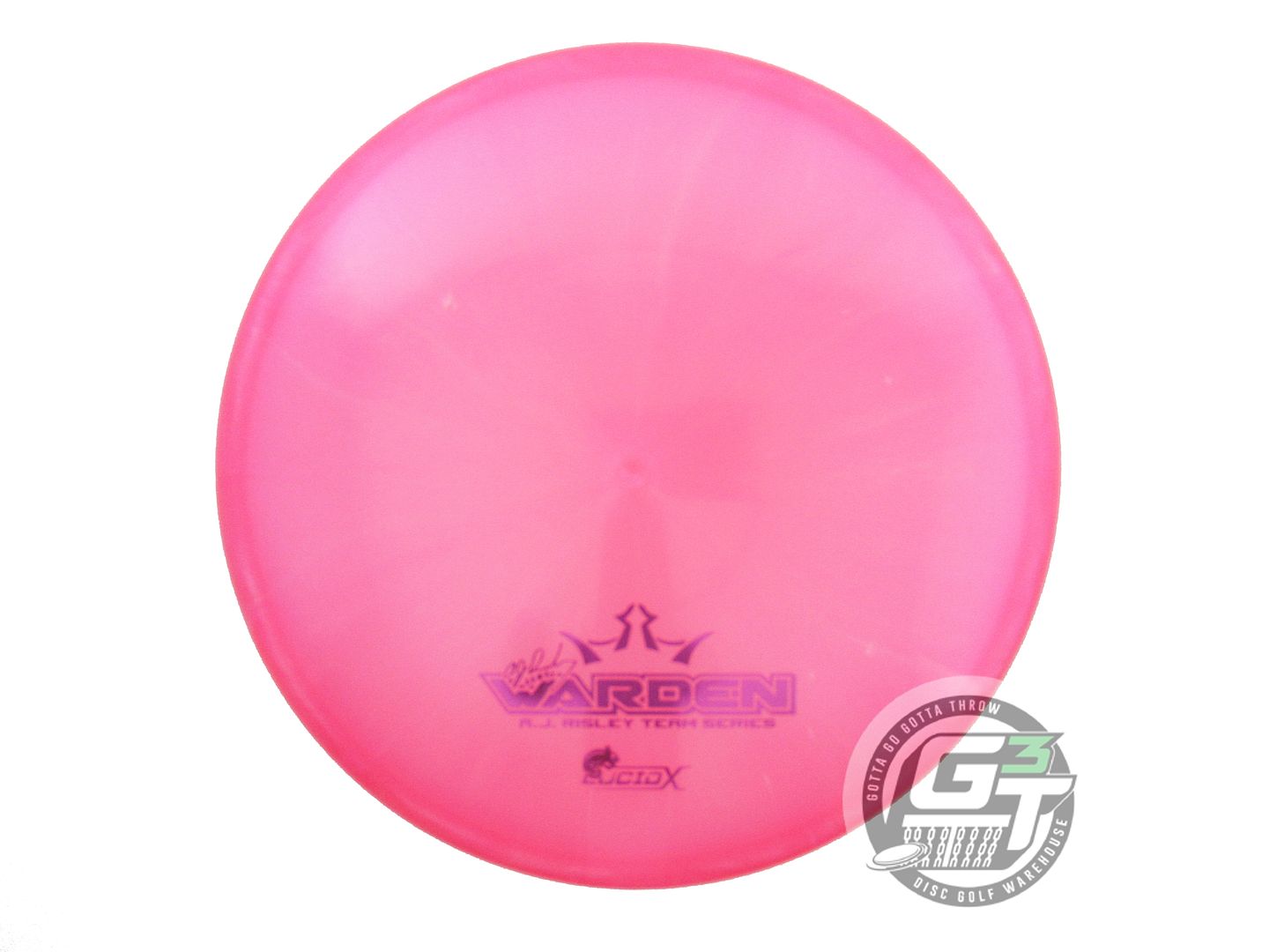 NOS Dynamic Discs [RISLEY] Chameleon Lucid-X Warden 175g Pink Putter Golf Disc