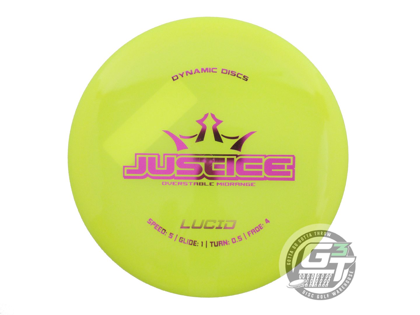 Dynamic Discs Lucid Justice Midrange Golf Disc (Individually Listed)