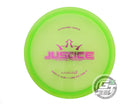 USED Dynamic Discs Lucid Justice 174g Lime Magenta Foil Midrange Golf Disc
