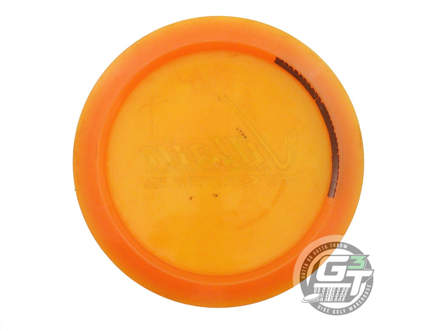 USED Latitude 64 Opto Villain 173g Orange Blue Foil OOP Distance Driver Disc