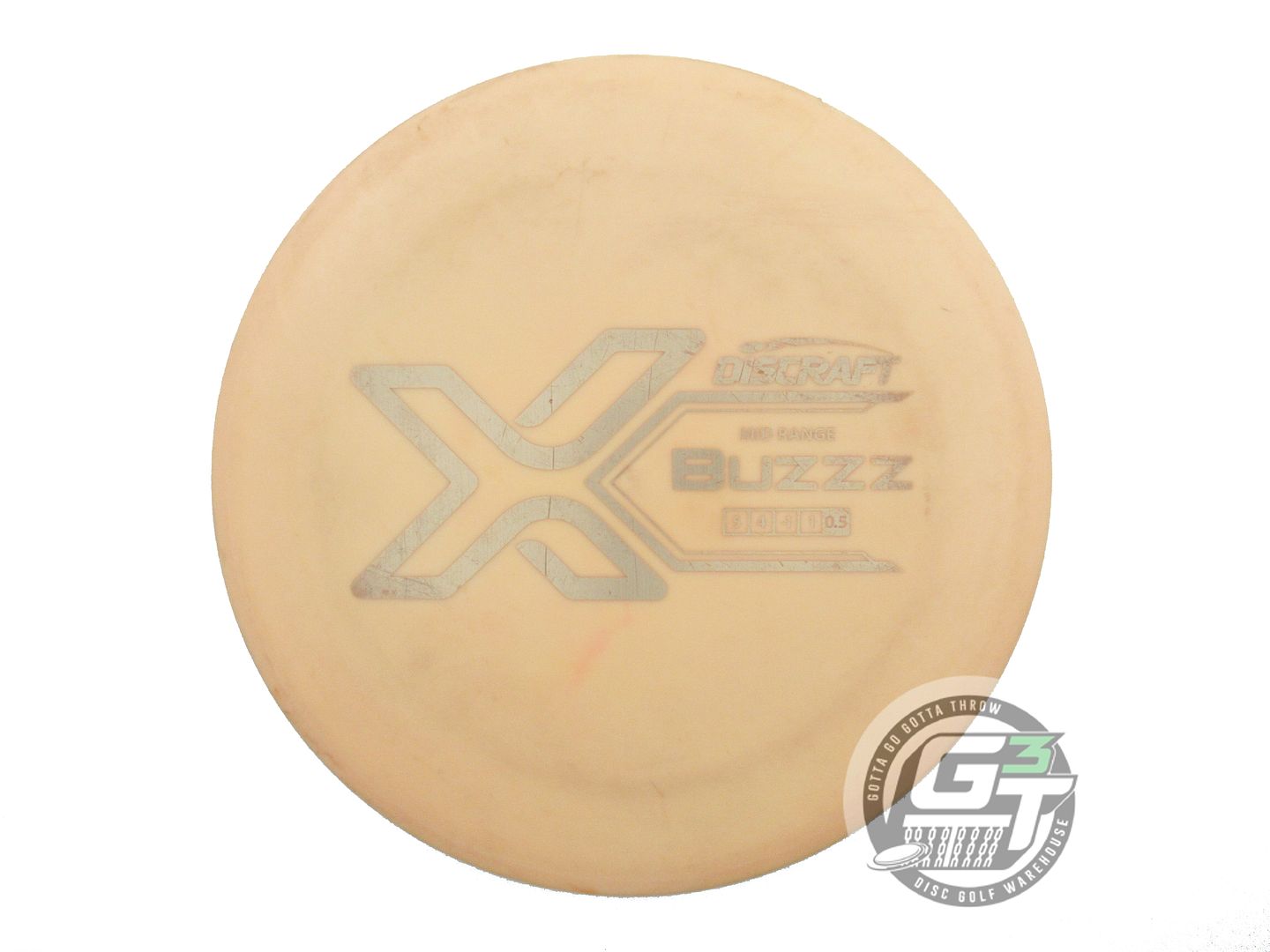 USED Discraft X Buzzz 169g Yellow Gold Foil Midrange Golf Disc