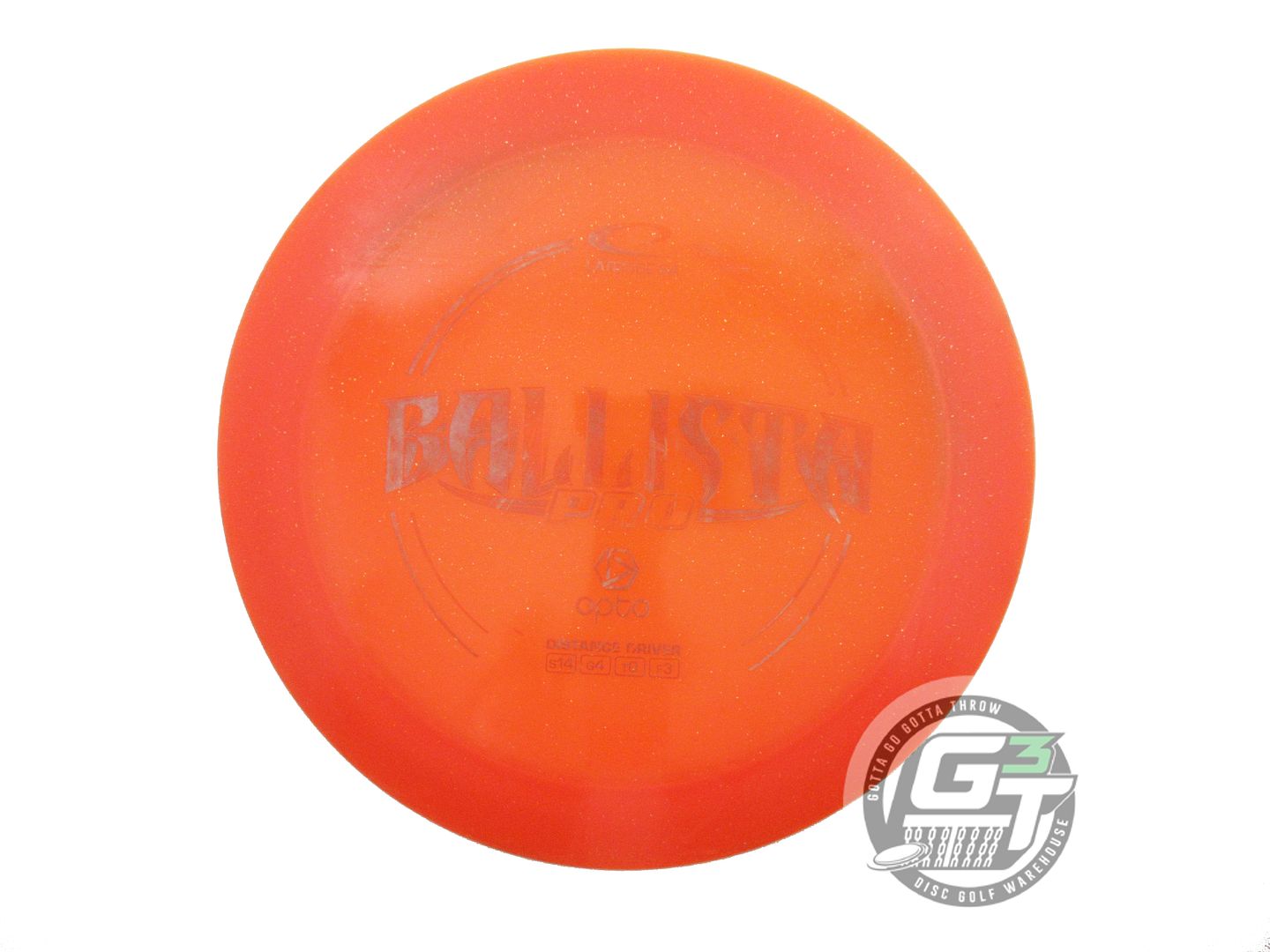 USED Latitude 64 Opto Ballista Pro 169g Orange Gray Foil Distance Driver Disc