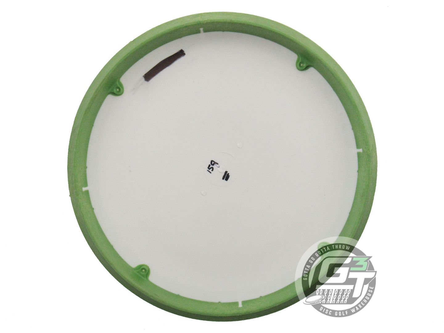 USED Innova XT Nova 159g White Silver Foil Green Rim Putter Golf Disc