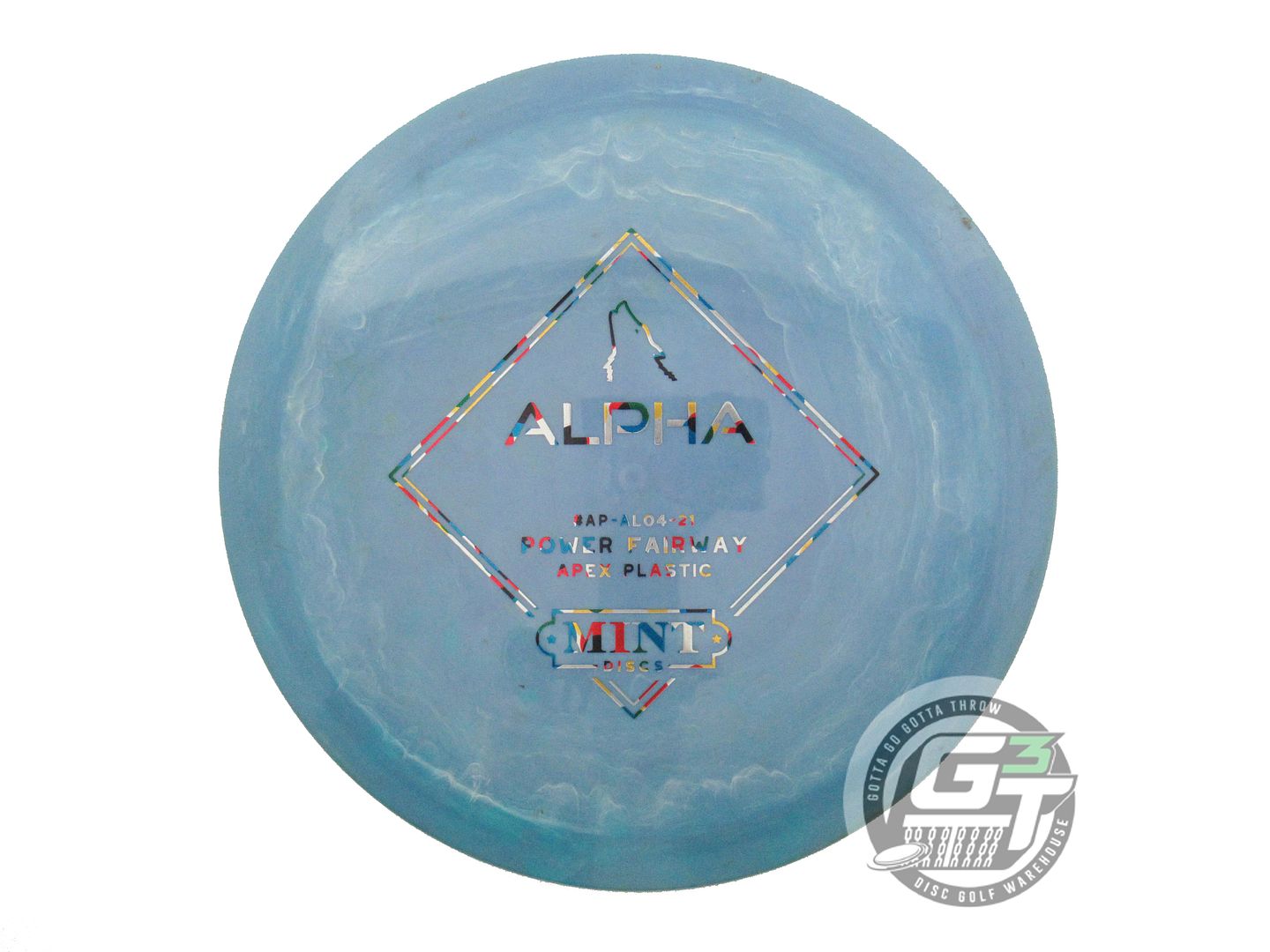 USED Mint Discs Apex Alpha 175g Blue Fairway Driver Golf Disc