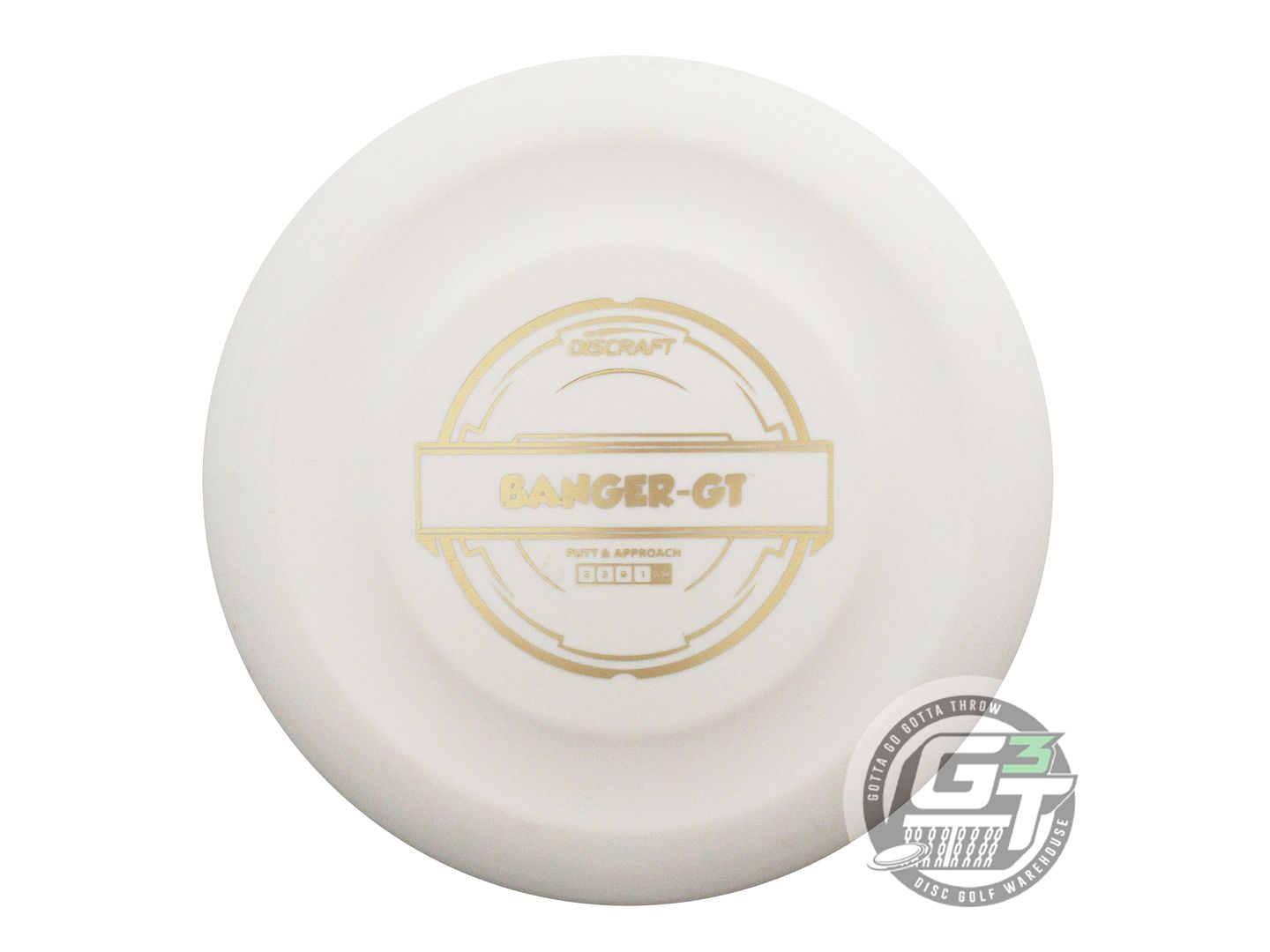 USED Discraft Putter Line Banger GT 177g White Gold Foil Putter Golf Disc