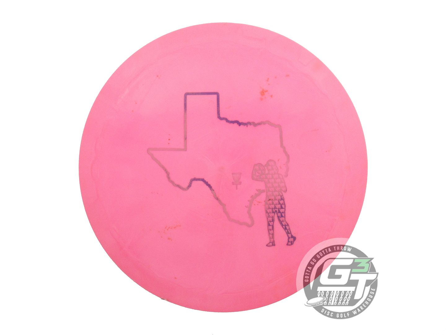 USED Dynamic Discs [MANDUJANO] Texas Fuzion-X Vandal 172g Pink Driver Golf Disc