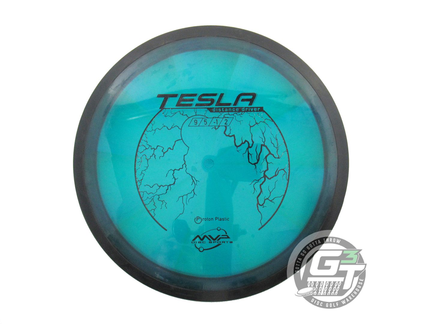 USED MVP Disc Sports Proton Tesla 174g Teal-Green Distance Driver Golf Disc