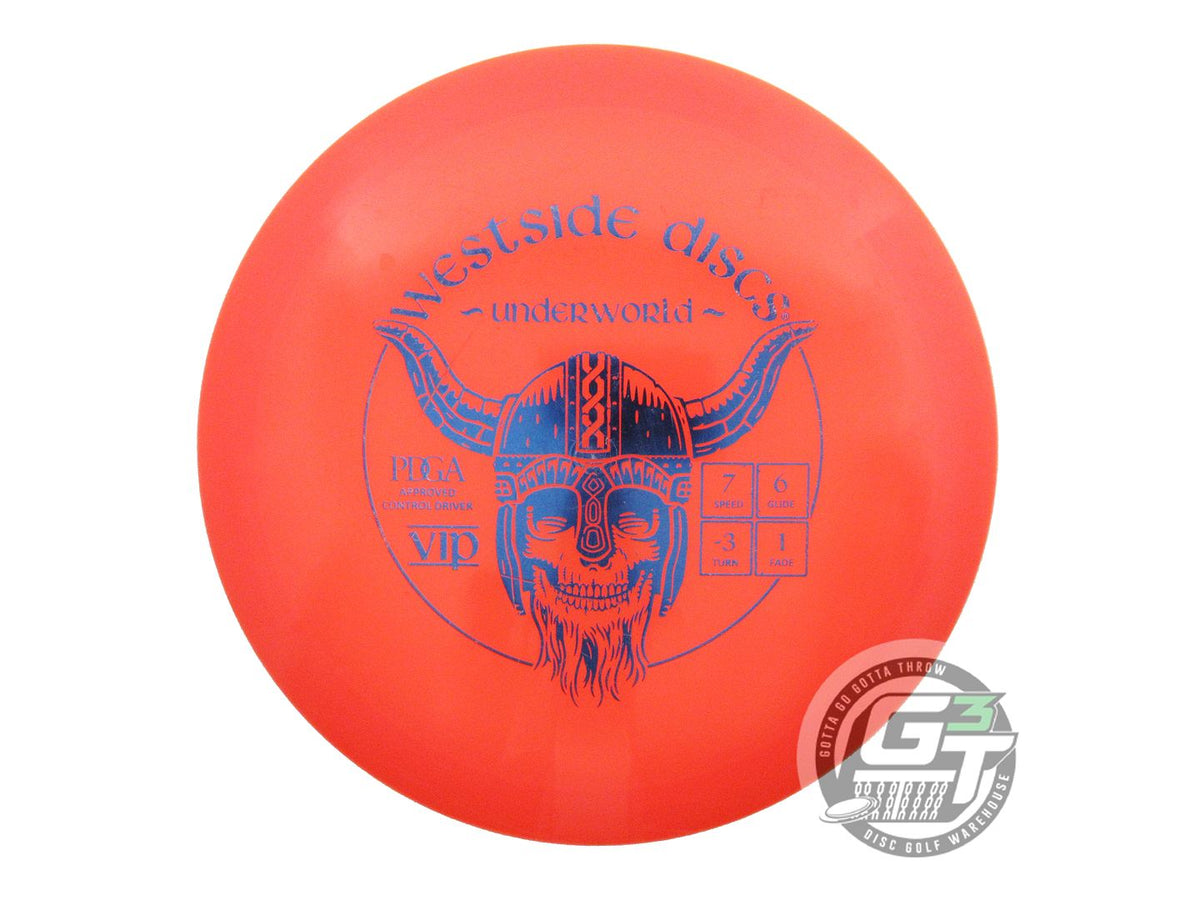 USED Westside Discs VIP Underworld 172g Orange Blue Foil Fairway Drive ...