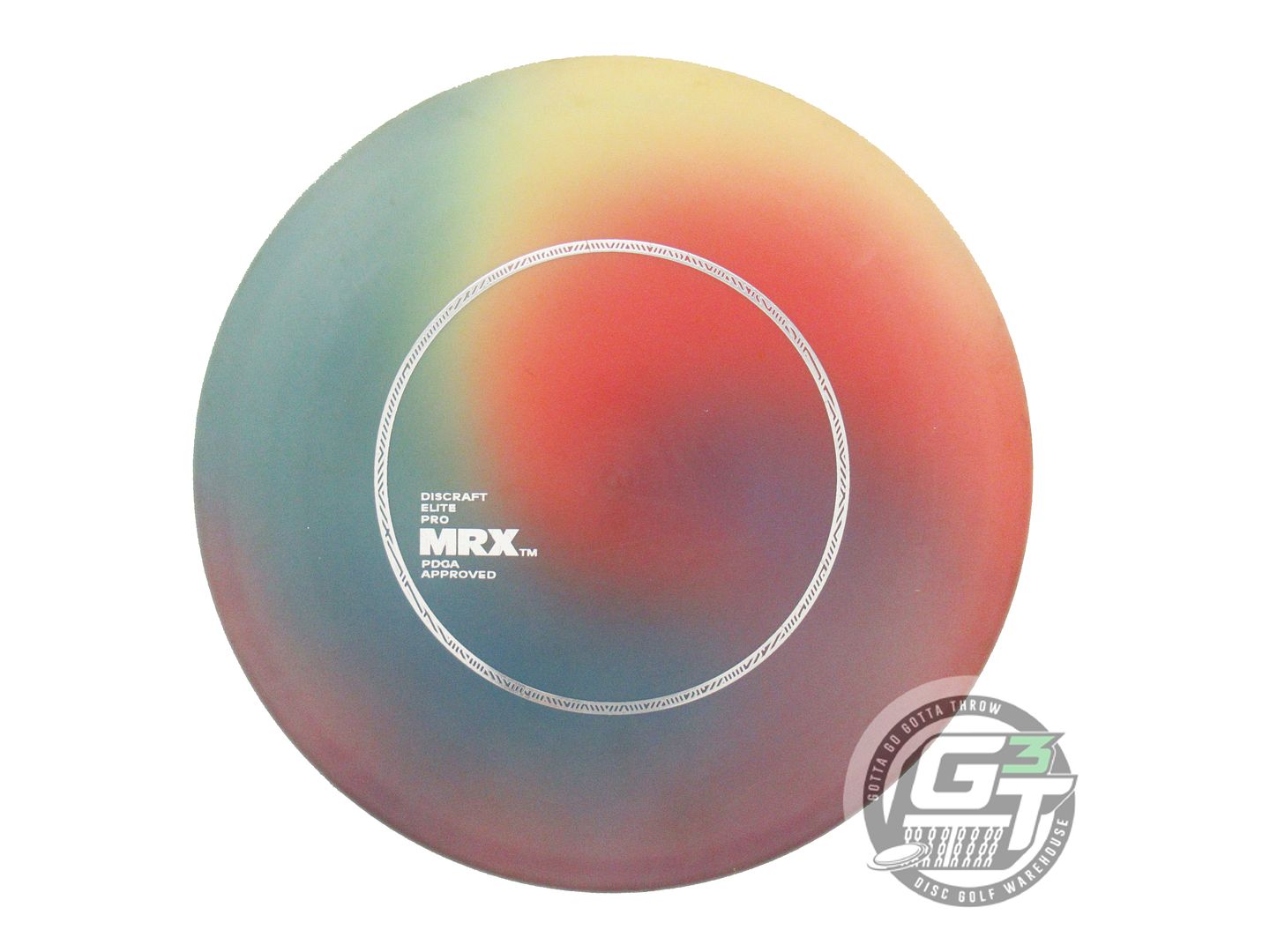 USED Discraft Fly Dye Elite X MRX 172g Rainbow Midrange Golf Disc