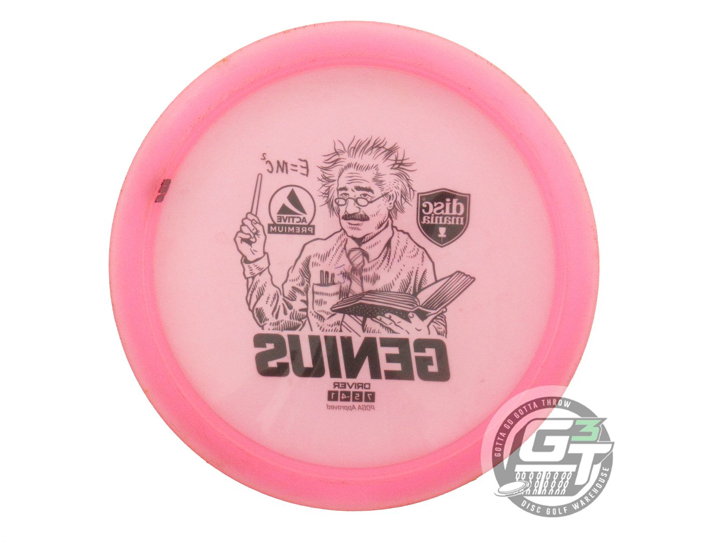 USED DiscMania Active Premium Genius 175g Pink Black Stamp Fairway Driver Disc