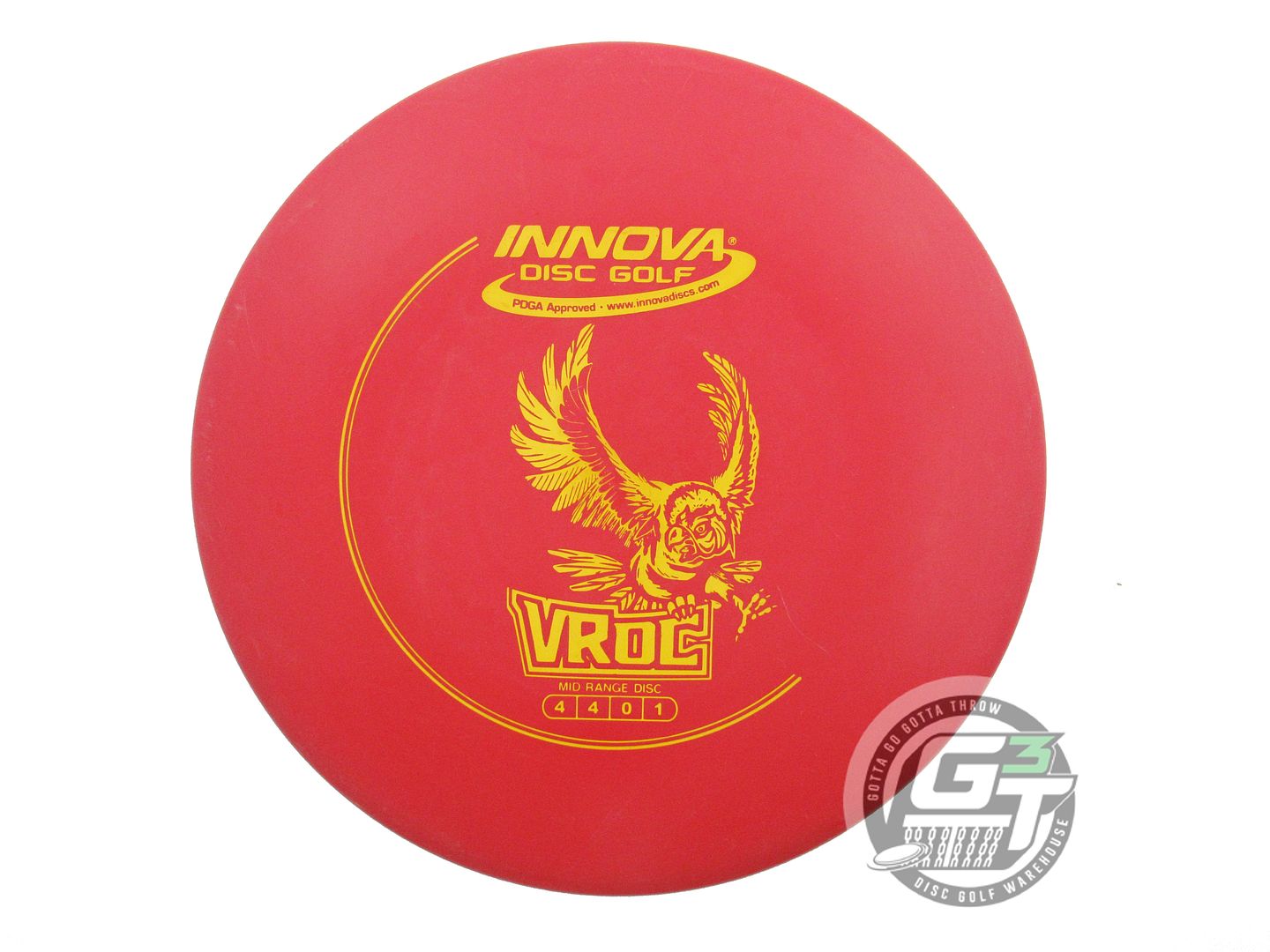 USED Innova DX VRoc 177g Red Yellow Stamp Midrange Golf Disc