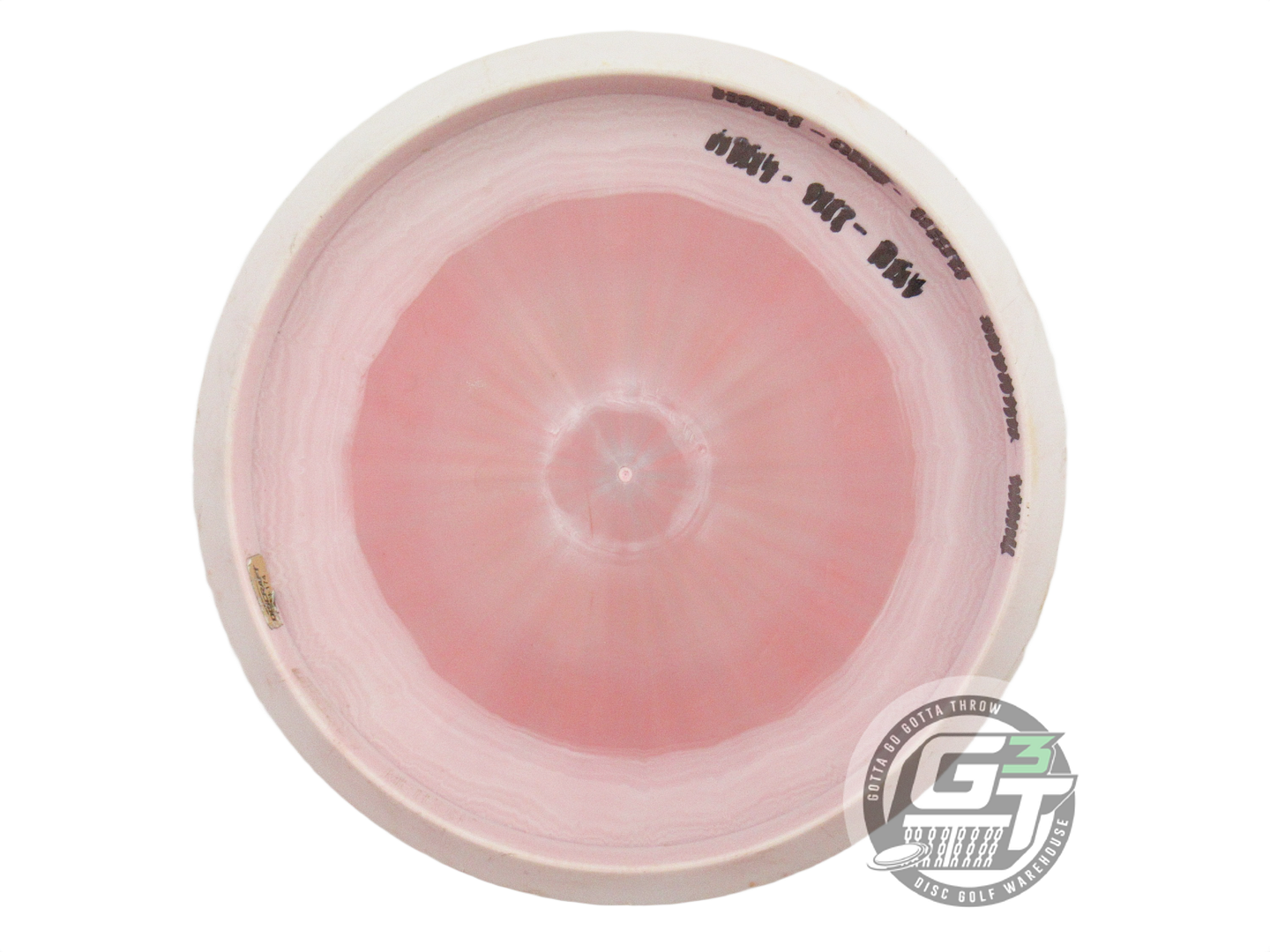 USED Discraft ESP Meteor 175g White-Peach Blue Stamp Midrange Golf Disc