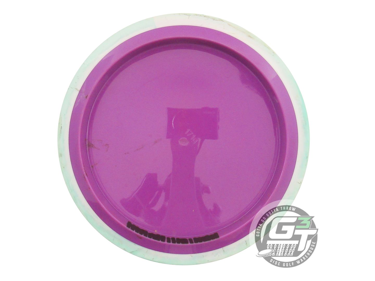 USED Axiom Discs X-OUT Neutron Time Lapse 171g Purple White Rim Driver Golf Disc