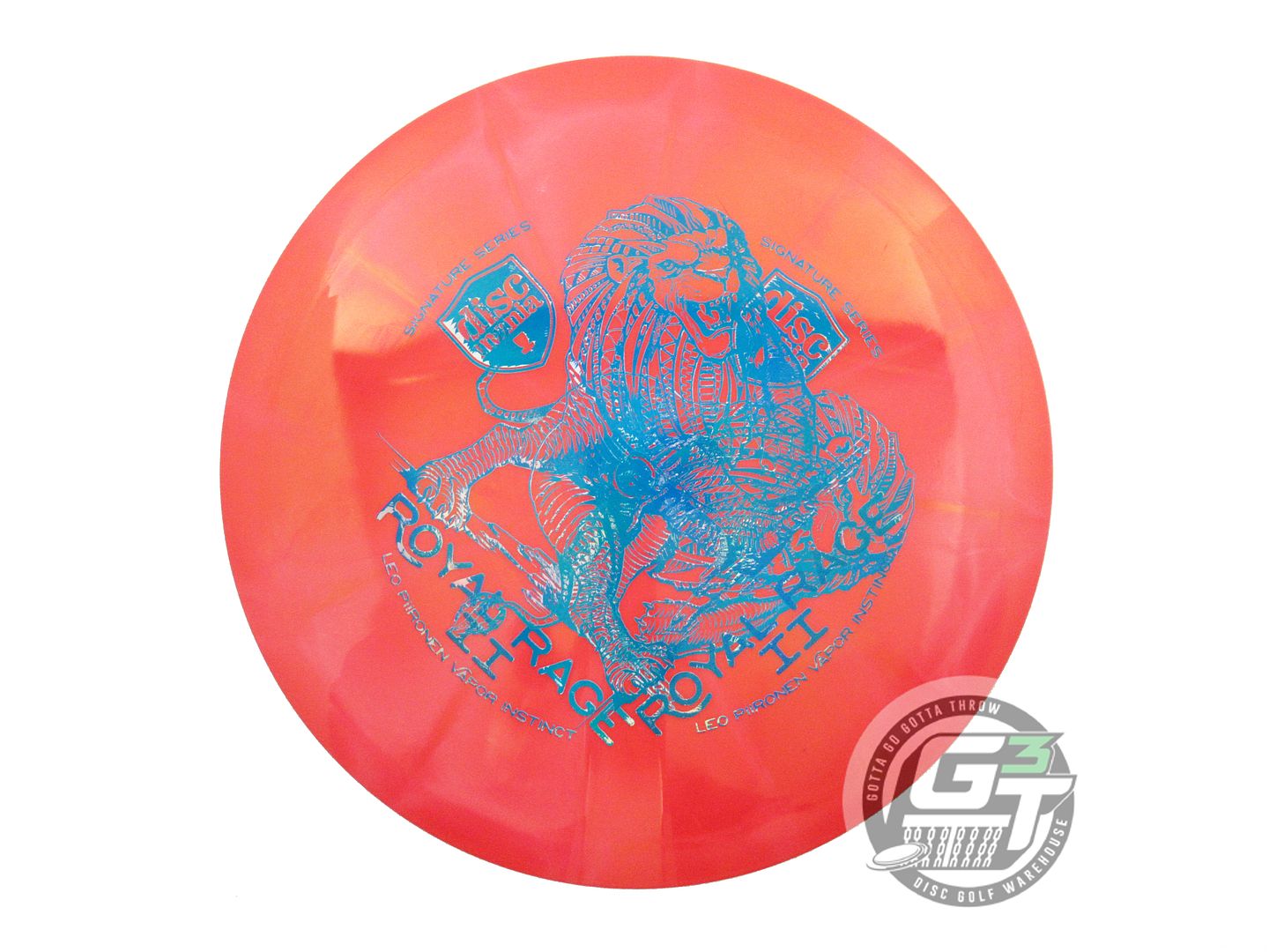 NOS DiscMania X-OUT Vapor Instinct 174g Red-Pink Fairway Driver Golf Disc