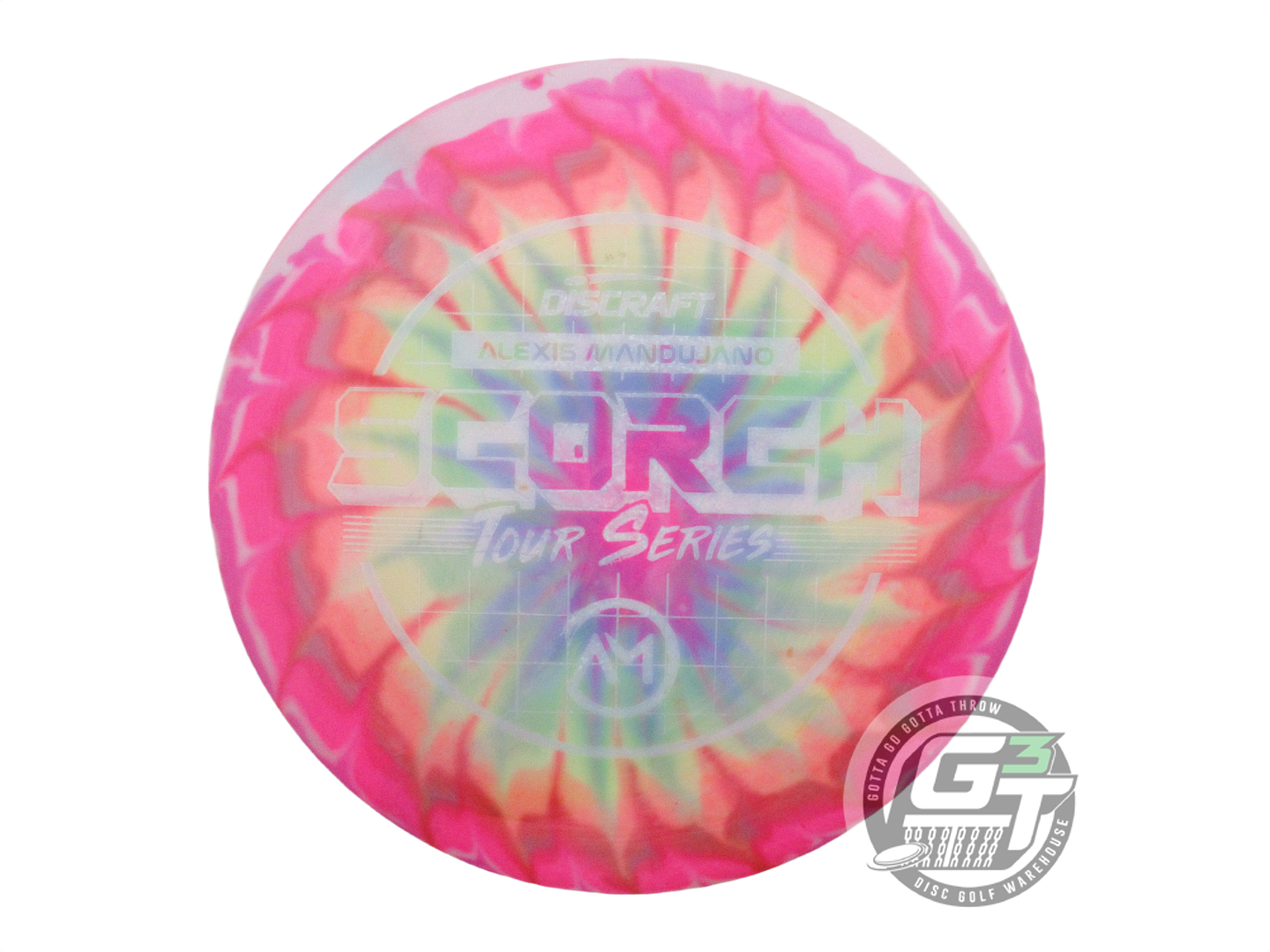 USED Discraft [MANDUJANO] Swirl ESP Scorch 175g Lilac HOME DYED Driver Golf Disc