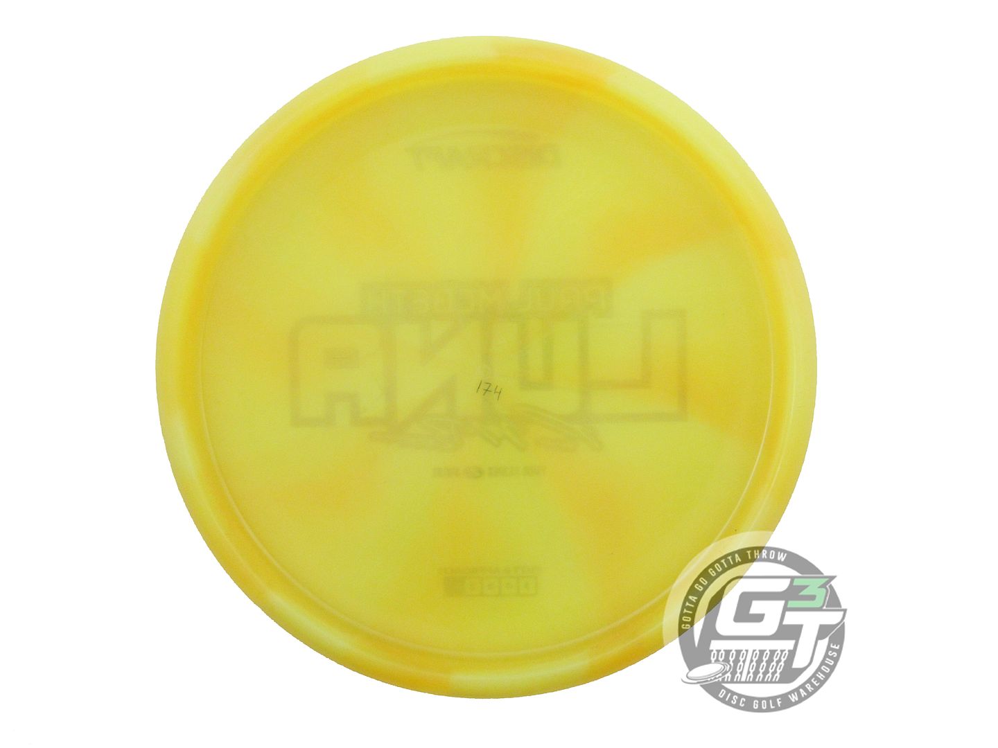 USED Discraft [McBETH] Z Swirl Luna 174g Yellow Putter Golf Disc