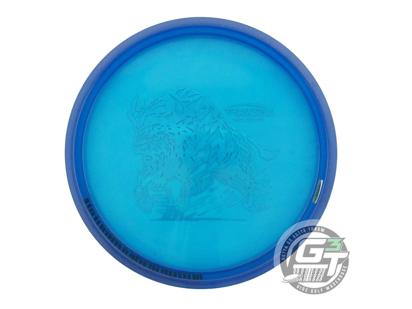 USED Discraft [EZRA] CryZtal Zone 175g Blue Gold Holo Foil Putter Golf Disc