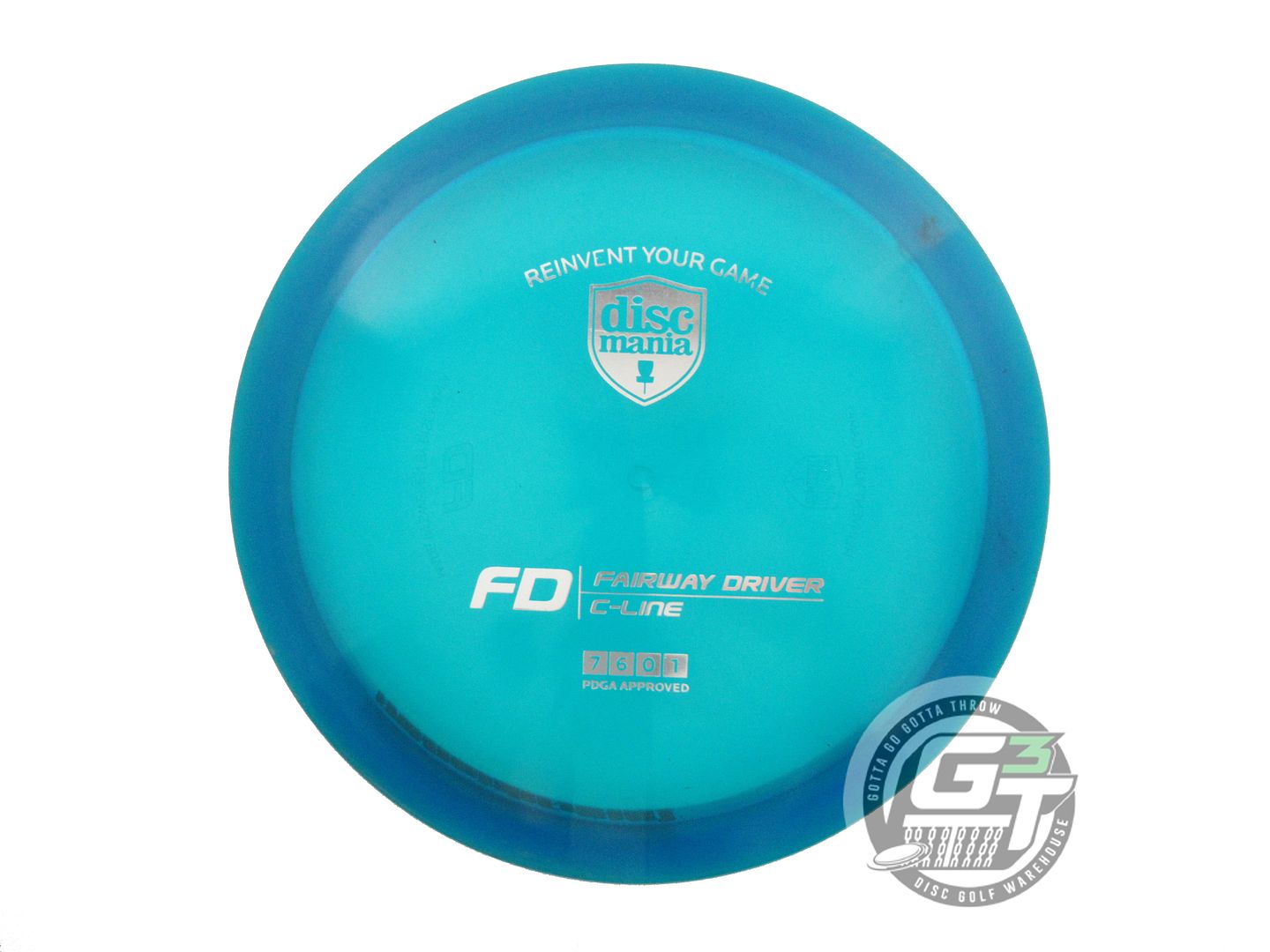 USED DiscMania C-Line FD 175g Blue Silver Foil Fairway Driver Golf Disc
