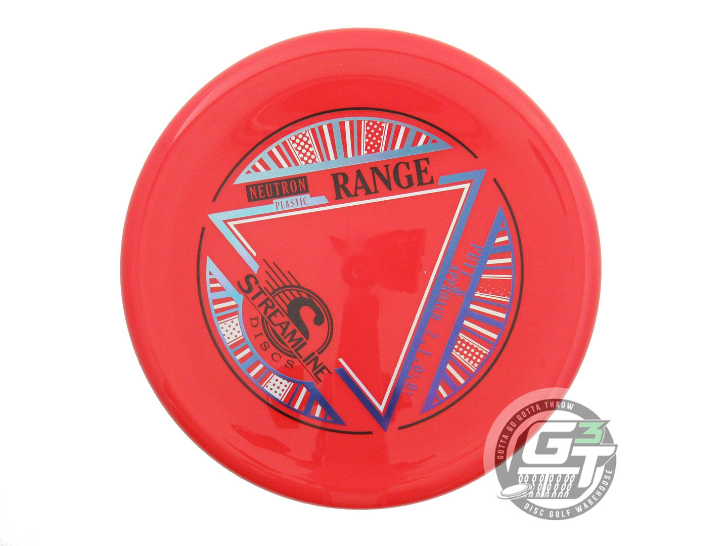 NOS Streamline Discs Neutron Range 173g Red Putter Golf Disc