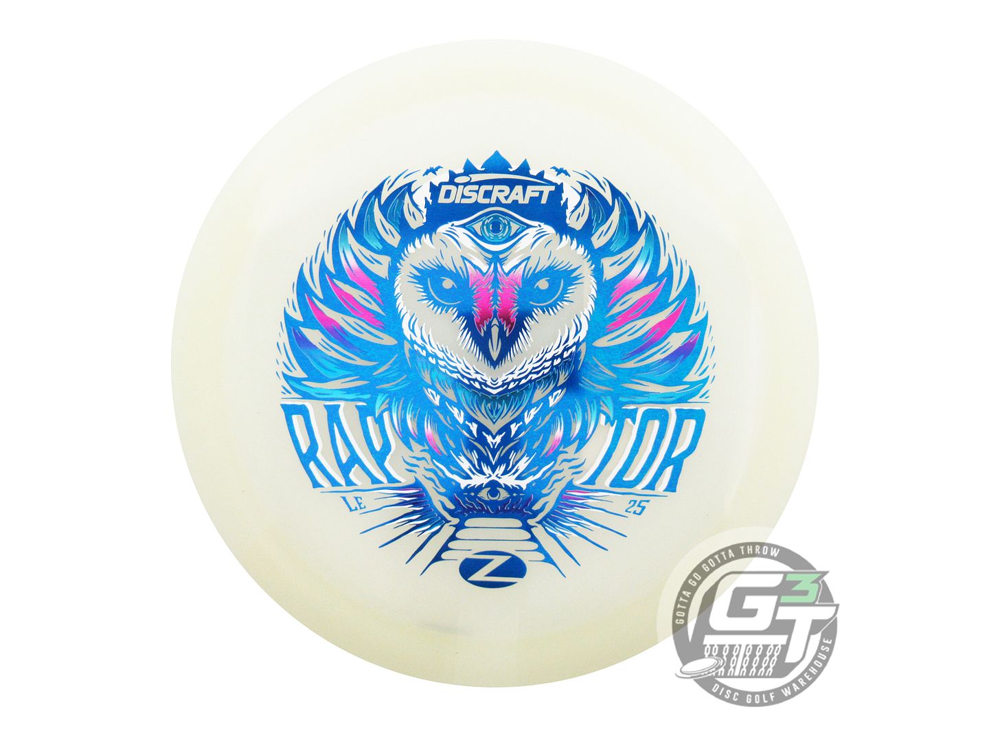 Discraft Limited Edition 2025 Ledgestone Open UV Elite Z Raptor Distance Driver Golf Disc (Individually Listed)