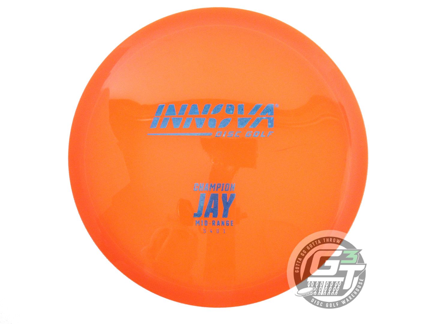 USED Innova Champion Jay 175g Orange Blue Star Foil Midrange Golf Disc