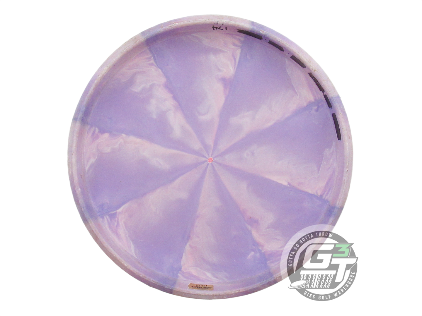 USED Discraft [BARELA] Crazy Tuff Soft Focus 174g Purple Red Stamp Putter Disc