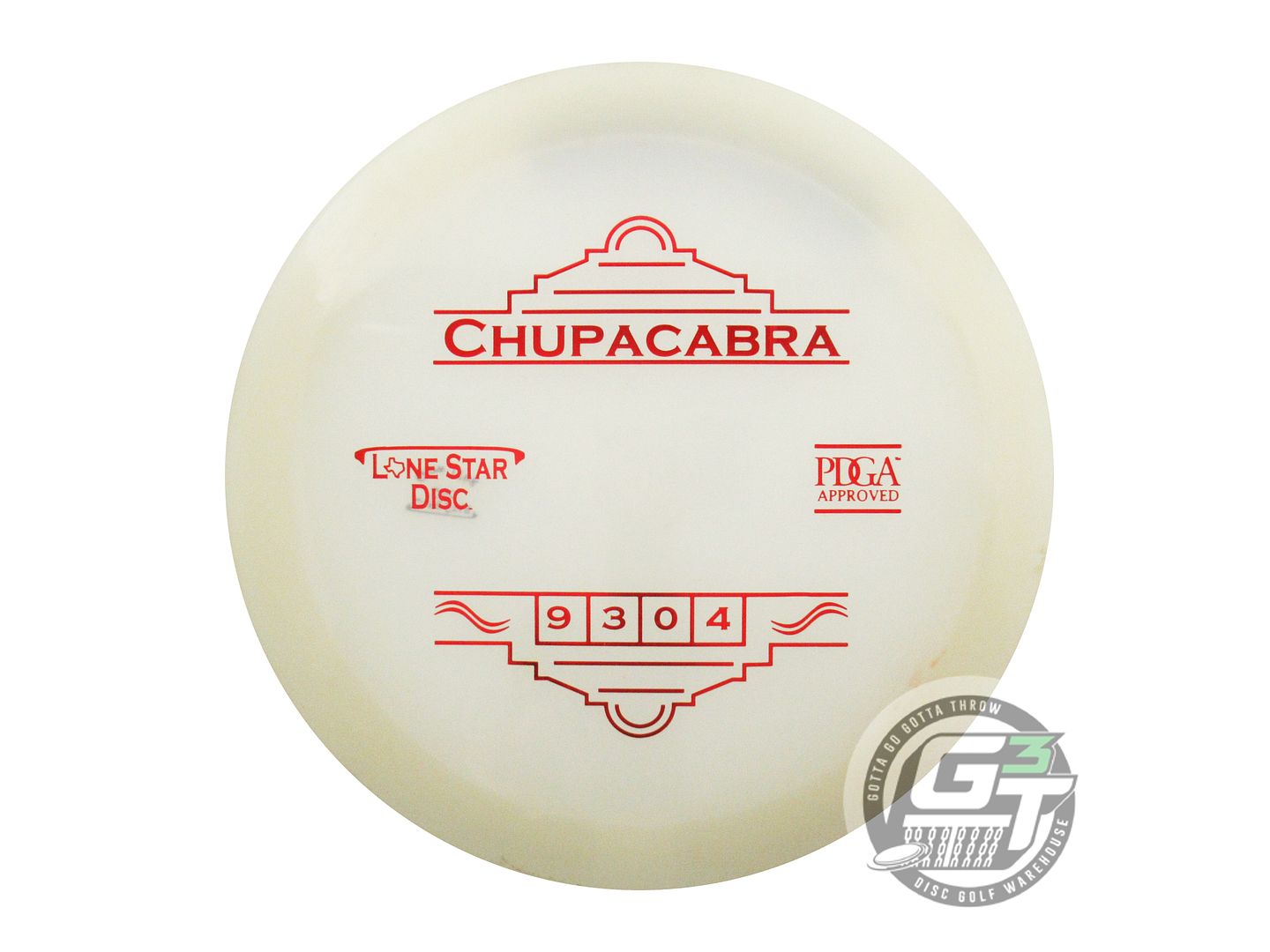USED Lone Star Alpha Glow Chupacabra 176g Red Foil Fairway Driver Golf Disc
