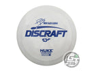 USED Discraft [PIERCE] ESP Nuke 175g Gray Blue Stamp Distance Driver Golf Disc
