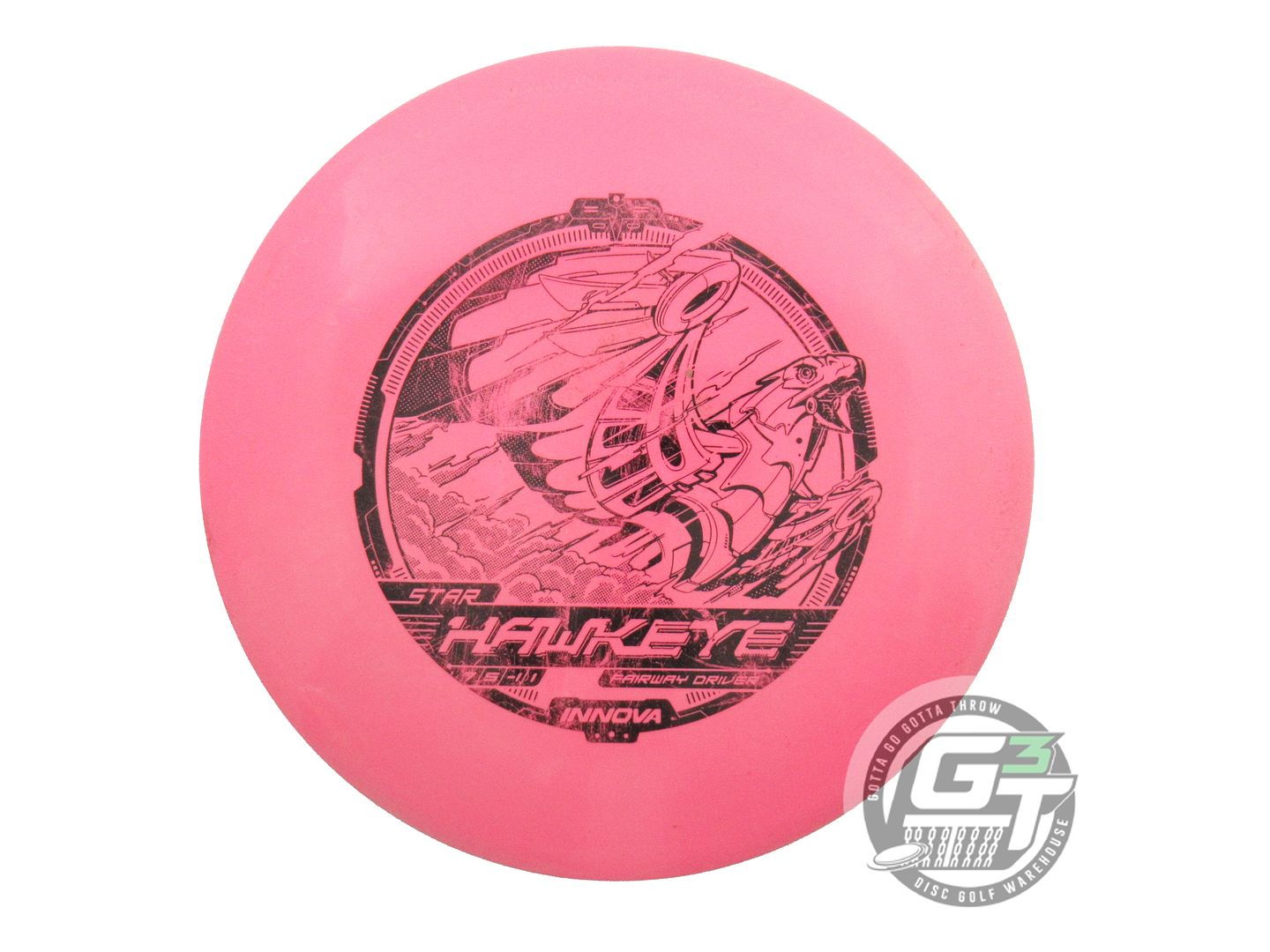USED Innova Star Hawkeye 162g Pink Black Stamp Fairway Driver Golf Disc