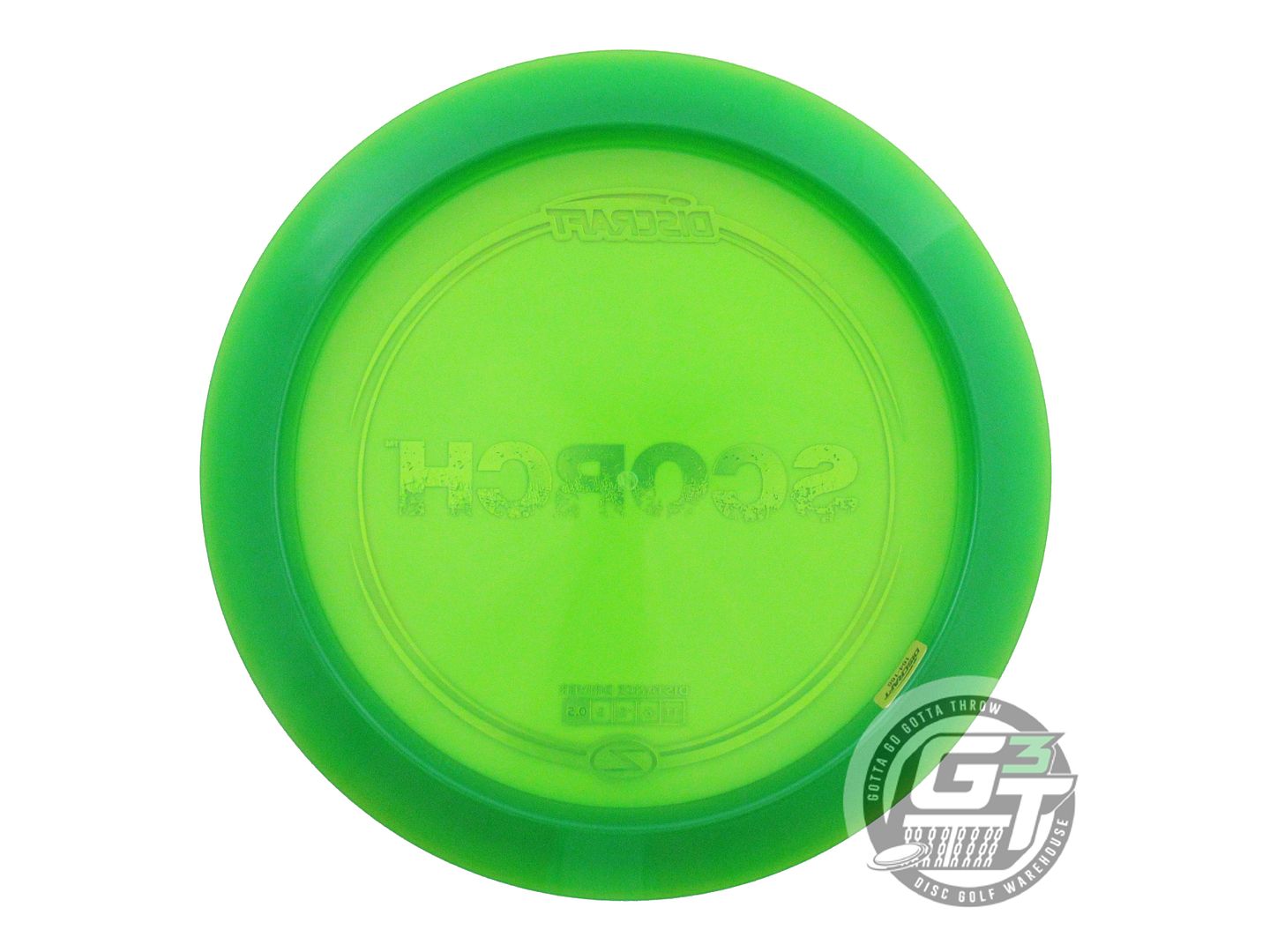 NOS Discraft Z Scorch 165g Green Rainbow Foil Distance Driver Golf Disc