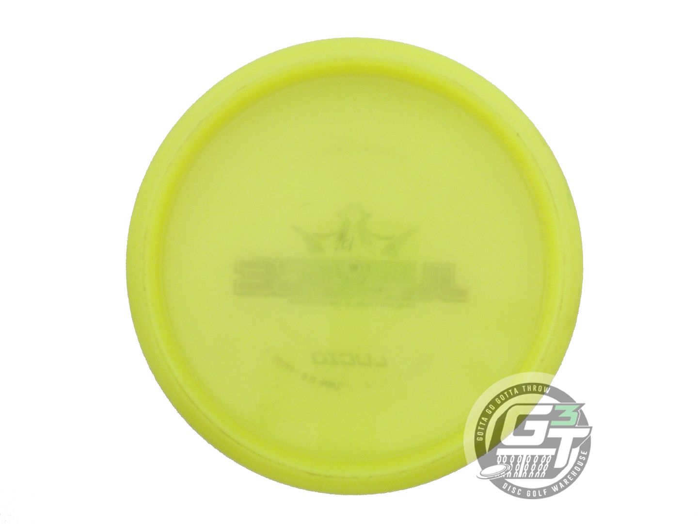 USED Dynamic Discs Lucid Justice 172g Yellow Silver Foil Midrange Golf Disc