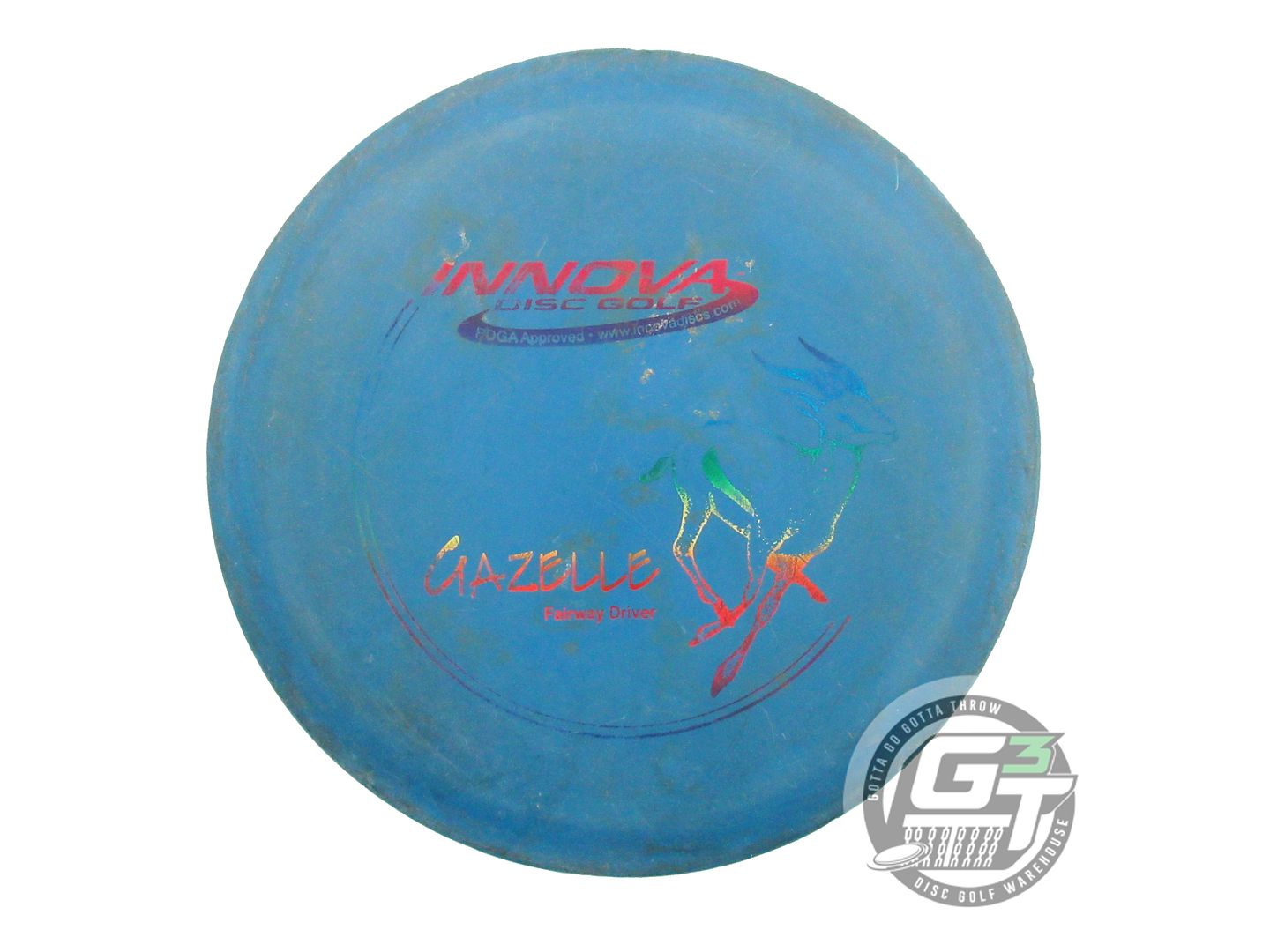 USED Innova DX Gazelle 171g Blue Rainbow Foil Fairway Driver Golf Disc