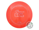 USED Discraft [PIERCE] Z Sol 165g Orange Pink Heart Foil Midrange Golf Disc