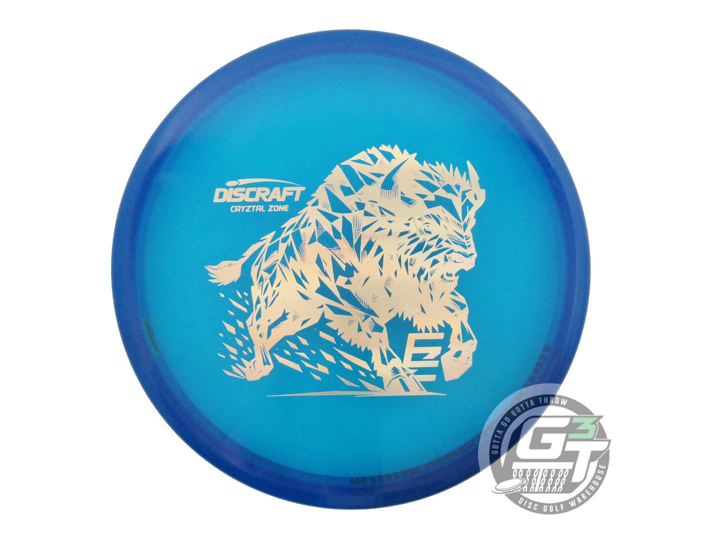 USED Discraft [EZRA] CryZtal Zone 175g Blue Gold Holo Foil Putter Golf Disc