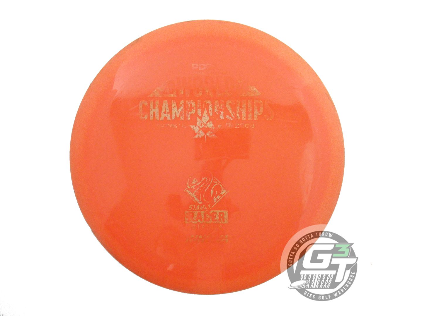 USED Innova Star Racer 164g Orange Gold Foil Distance Driver Golf Disc