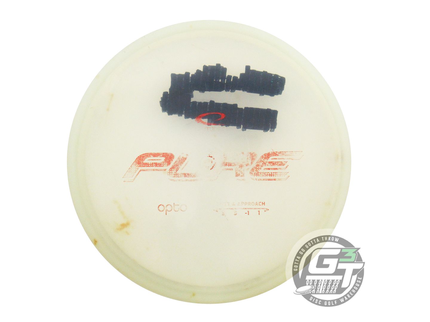 USED Latitude 64 Opto Pure 173g Ice Red Foil Putter Golf Disc